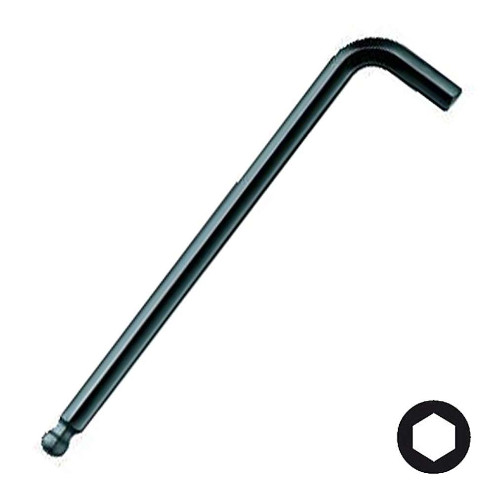 Vinkelskruvmejsel - lång - nyckelvidd 1,5-12 mm - kulhuvud - Wera