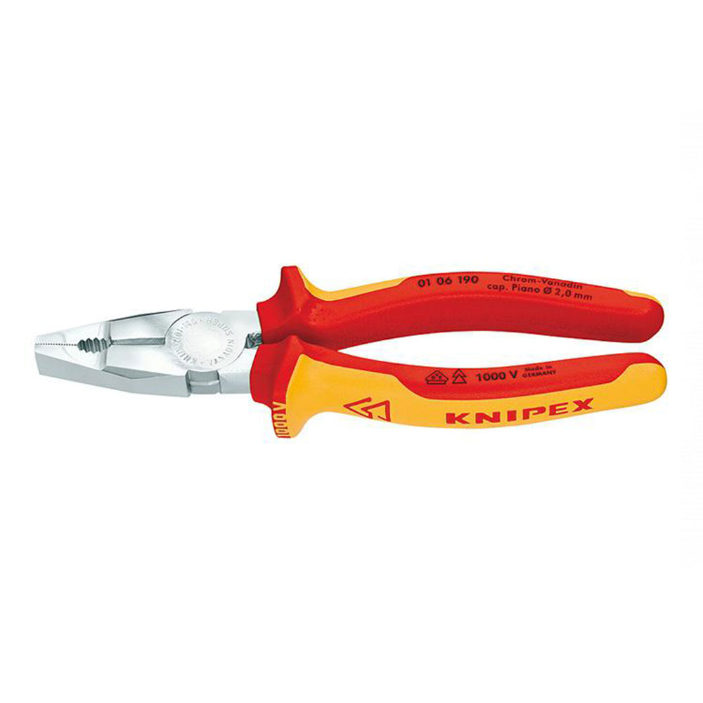 Pliers - isolated - with multi-component grips, VDE-tested