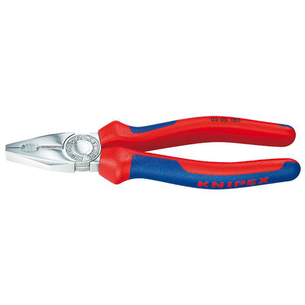 Pliers - chrome - with multi-component grips