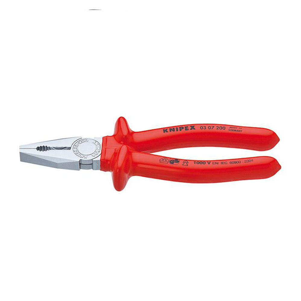 Pliers - Chrome - Length 160-250 mm - dipped insulation, VDE-tested
