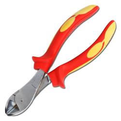 VDE high leverage diagonal cutting pliers - length 160 mm to 200 mm - cutting ca