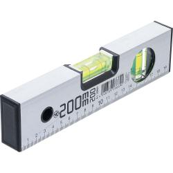 Spirit level - with 1 mm scale - length 200 mm