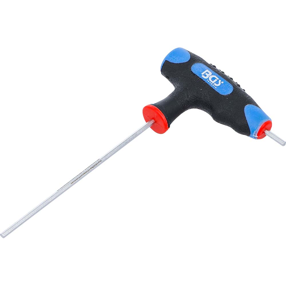 T Handle Wrench - indoor 6-kant - size 2.5 to 10 mm - length 100 to 200 mm