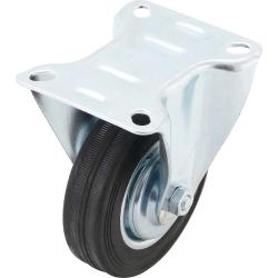 Zestaw stały - z przykręcaną podstawą - łożyska kulkowe - ø koła 100 mm - wysokość całkowita 130 mm - rozstaw otworów 75 x 55 mm