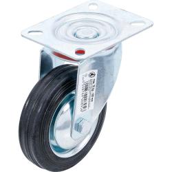 Swivel castor - with screw-on plate - with ball bearings - wheel Ã˜ 100 mm