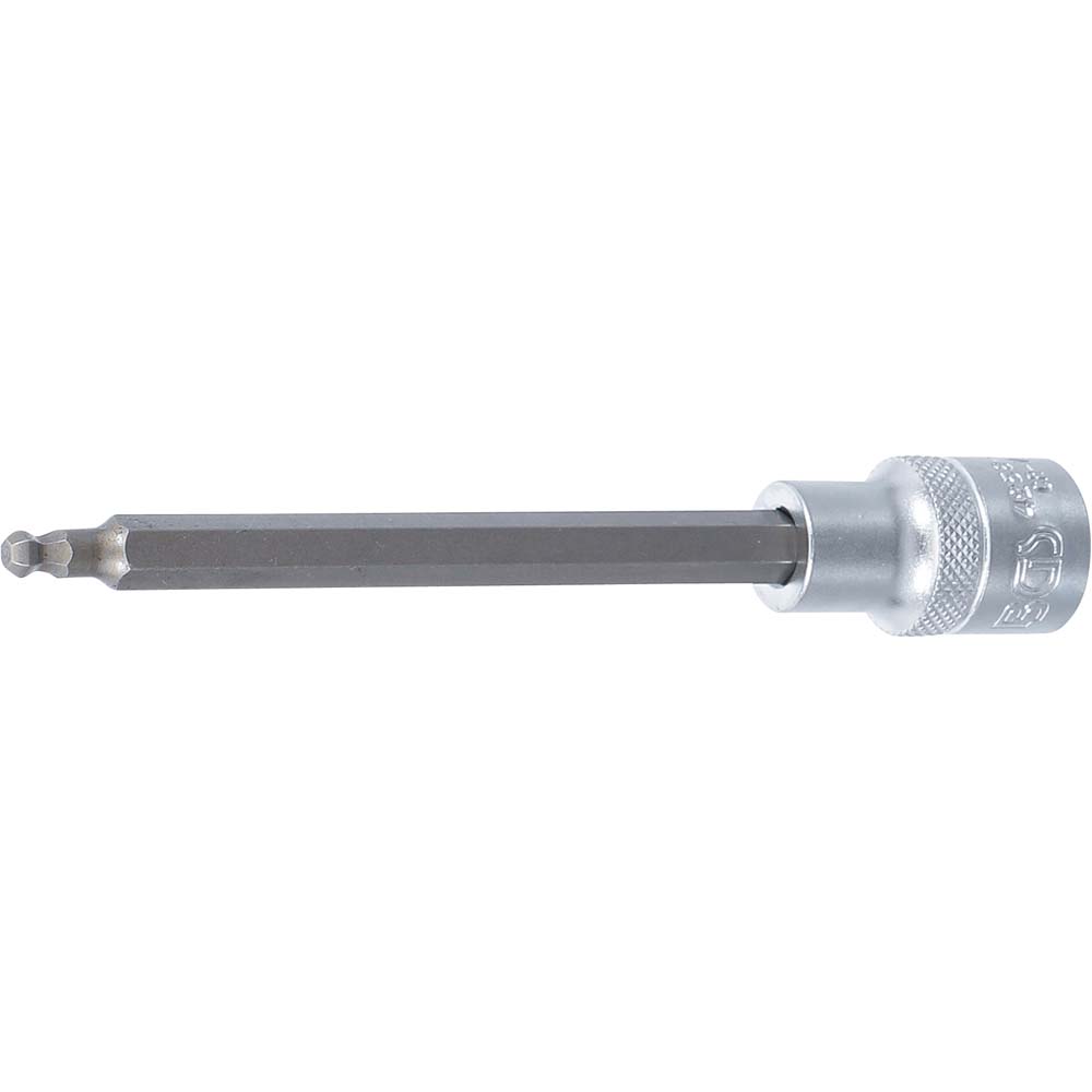 Bit application - indoor 6-Kant with ball head - size 5 to 8 mm - drive 12.5 mm (1/2 ")