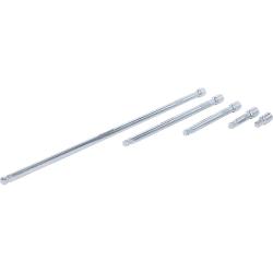 Forlænger sæt - drev 10 mm (3/8") - 38-450 mm - 5 stykker