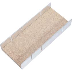 Aluminiowa skrzynka ukośnego - wymiary 245 x 106 x 44 mm