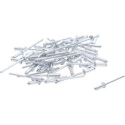 Blindnieten-Sortiment - Aluminium mit Stahlstift - 3,2 mm - 50-tlg.