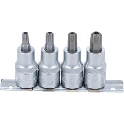 Bit Bit Set - T-profil avec trou - tailles T40, T45, T50 et T55 - 4 pcs.