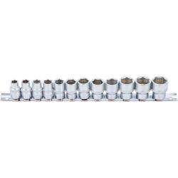 Gniazdo klucza zestawu bitów - 10 mm (3/8 „) 6-Kant - wielkości 8 do 19 mm, - 12 sztuk.