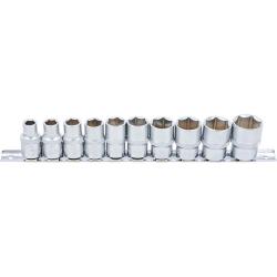 Gniazdo zestaw - 12,5 mm (1/2 ") 6-Kant - ZOLLEM 3/8" do 15/16 „- 10 sztuk.