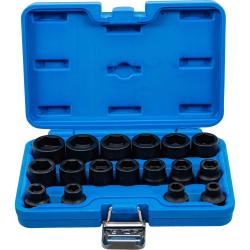 Prises de force - commande 12,5 mm (1/2 « ) - extra-plat - 17 pcs.