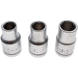 Hylssats - 12,5 mm (1/2") - storlekar 10, 11, 13 mm