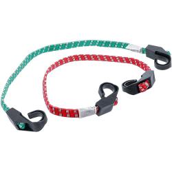 Gepäckspanner - 60 bis 80 cm - max. Zugkraft 60 N (ca. 6 kg) - 2 Stück im Set - Preis per Set