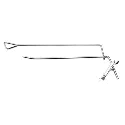 Single hook - with snap closure - Dimensions 200 x 4.8 mm