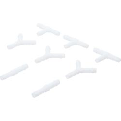 Złącze węża Zakres - i, y i T łącznik - 8 mm - 8 sztuk.