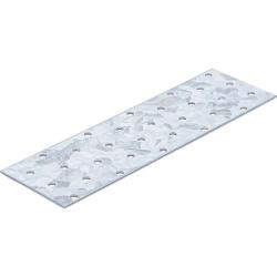 Perforated steel plate - galvanized - Dimensions 200 x 60 mm