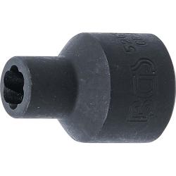 Special twist socket insert - for loosening broken screw connections - size 8 mm
