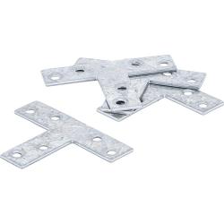 Winkel - T-Form -  70 x 50 x 16 mm - verzinkt - 4-tlg.