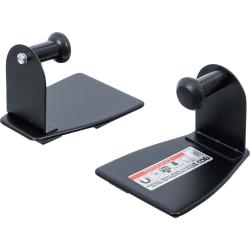 Support pour rouleau de papier magnétique - Porte-rouleau Ø 33 mm - max. environ 2 Kg - 2 pièces.