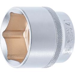 Steckschlüssel-Einsatz Sechskant - Chrom-Vanadium-Stahl - Antrieb Innenvierkant 12,5 mm (1/2 ") - Schlüsselweite 41 mm