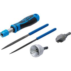 Extern / intern avgränsare och filuppsättning - 5 delar - maximal hastighet 400 rpm