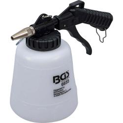 Pistolet do piaskowania na sprężone powietrze - 1 litr - przyłącze sprężonego powietrza 1/4 "- zużycie powietrza 57 l / min - ciśnienie robocze 6,3 do 8,2 bar