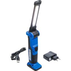 Lampa łukowa zasilana bateryjnie - technologia COB-LED - moc 5 W - strumień świetlny 500/300 lm