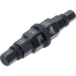 Motorrad-Spezial-Einsatz - Innensechskant 12 bis 24 mm - Antrieb 10 mm (3/8")