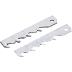 Abbrech-Hakenklingensatz - Material Carbon-Stahl (SK5) - Stärke 0,6 mm - 5-teilig