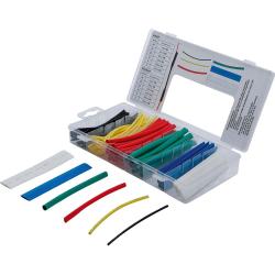 Assortiment de gaines thermorétractables - taux de rétraction 2 à 1 - contenu 99 pcs - couleur multicolore