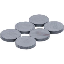 Magnet Set - Diameter 25 mm - Material Ceramic - Content 6 pcs.