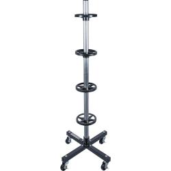 Felgtre - mobil - for felger og dekk opptil 225 mm brede - lastekapasitet 100 kg