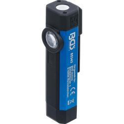 Aluminiowa lampa ręczna UV - światło główne UV 2,5 W (LED) - w zestawie ładowarka USB i kabel do ładowania