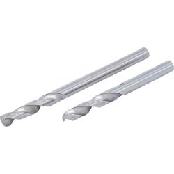 Ersatz-Zentrierbohrer - Material HSS - Länge 73 und 104 mm - Inhalt 2 Stk.