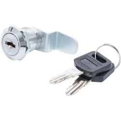 Postilaatikon lukitussylinteri - lukituskielekkeen mitat 42 x 13 x 2 mm - kokonaisasennuspituus n. 28 mm