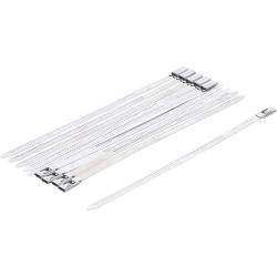 Kabelbinder-Sortiment - Maße (L x B) 200 x 7 mm - Material Edelstahl - Inhalt 10 Stk.