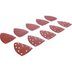 Set of abrasive sheets - size 145 x 100 mm - different grits - content 25 pcs.