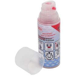 Skruva tätt spray - skruva fast och högviskös - max spaltfyllningskapacitet 0,3 mm