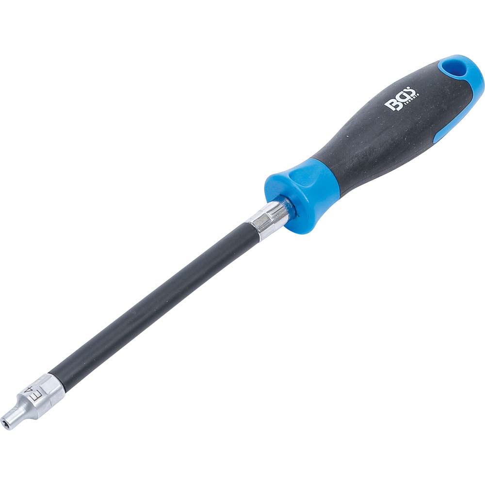 Screwdriver - with flexible blade - different wrench sizes