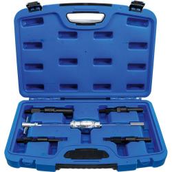 Base hole inner bearing puller set - with slide hammer - 5 pcs.