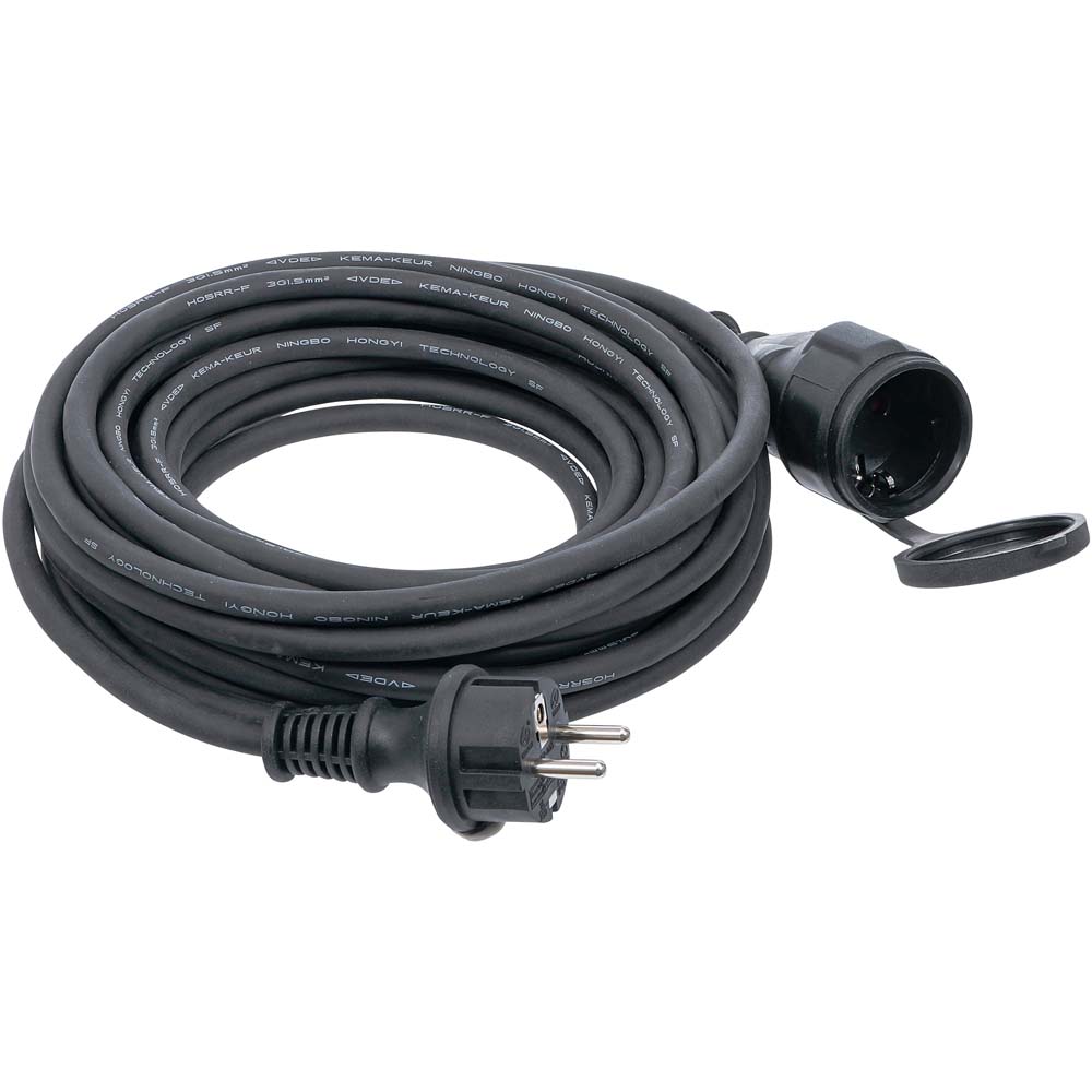 Jatkokaapeli - 10-20 m - suojausluokka IP 44 - nimellisjännite 230 V