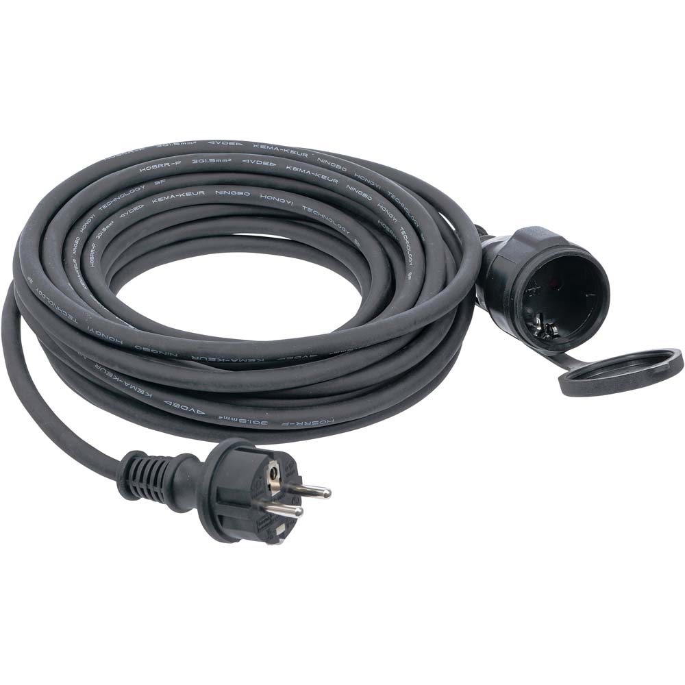 Jatkokaapeli - 10-20 m - suojausluokka IP 44 - nimellisjännite 230 V