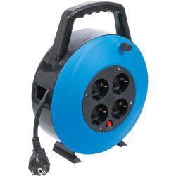 Kaapelirasia - kaapelin pituus 10 m - H05VV-FG1.5 - 4 pistorasiaa - IP 20 - 3000 W
