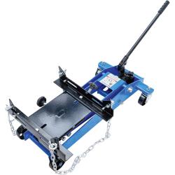 Podnośnik zębaty - hydrauliczny - udźwig 500 kg - z szyną mocującą z łańcuchem mocującym