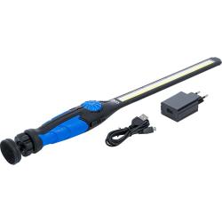 Lampa robocza COB LED / UV - ultra płaska - 10 W COB LED - 800 lumenów - czas świecenia 3 h - w zestawie kabel do ładowania