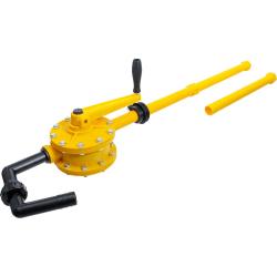Pyörivä tynnyripumppu - PP - tynnyreille max. 200 l - n. 20 l/min - 280 ccm/kierros - kierre 2" NPT