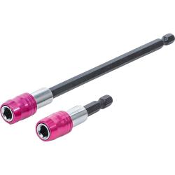 Automatic bit holder set - hexagon socket 6.3 mm (1/4 '') - length 60 and 150 mm