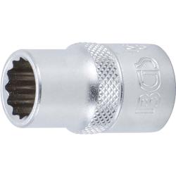 Steckschlüssel-Einsatz - Abtrieb Zwölfkant - Innenvierkant 12,5 mm (1/2") - SW 1/2"